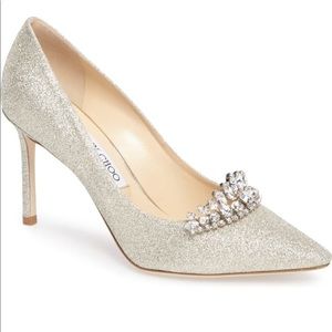 Romy Crystal Tiara Glitter Pump